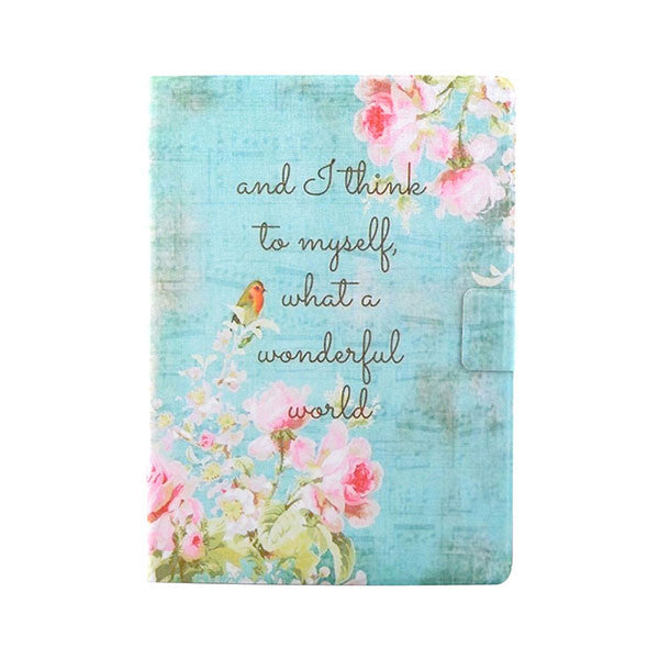 Luxury Stand Wallet Cover For ipad 5 6 Case Fashion Floral Tower Pattern Leather Flip For ipad air 2 Capa 9.7" PC Tablet Protect