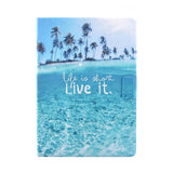 Luxury Stand Wallet Cover For ipad 5 6 Case Fashion Floral Tower Pattern Leather Flip For ipad air 2 Capa 9.7