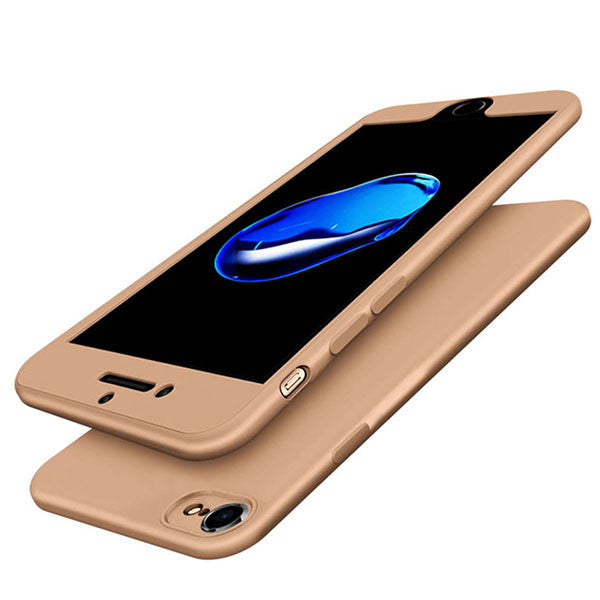 New 2 in 1 Hybrid 360 Degree Full Body Cases For iphone 7 6 6s Plus Funda High Quality Front PC+ Soft TPU Back Cover Phone Bags
