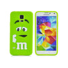 New Arrival 3D Cute Cartoon M&M Chocolate Cover Case Colorful Rainbow Beans Phone Case For Samsung S5 I9600 PT1524