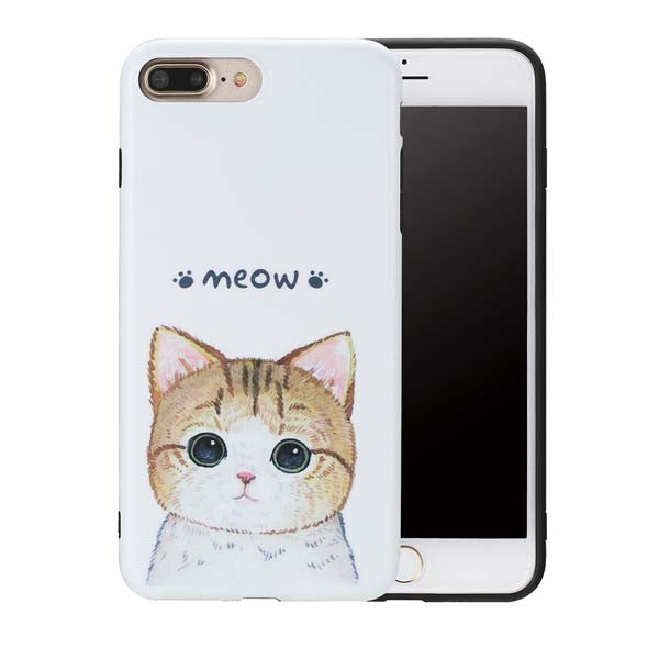 New Arrival Cartoon silicon case For Apple iPhone 7 7 Plus Cover Cute Cat Pattern Ultra Thin soft gel TPU Shock-proof Funda Capa
