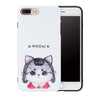 New Arrival Cartoon silicon case For Apple iPhone 7 7 Plus Cover Cute Cat Pattern Ultra Thin soft gel TPU Shock-proof Funda Capa