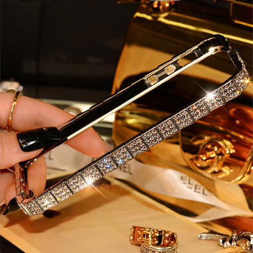 New Style Luxury Bling Bumper For Iphone Fashional  Crystal Rhinestone Diamond Bling Phone Case For Apple Iphone 5 5s SE Case
