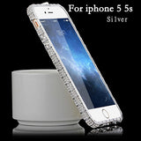New Style Luxury Bling Bumper For Iphone Fashional  Crystal Rhinestone Diamond Bling Phone Case For Apple Iphone 5 5s SE Case