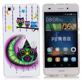 P8 Lite Luminous Case Fashion Clear Embossed Ultra thin Soft TPU Silicone Skin Cover For Huawe Ascend P8 P9 Lite G9 Phone Cases