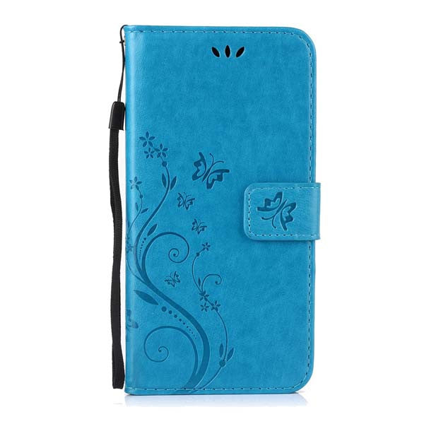 Phone Cases For Apple iphone 7 7 Plus Funda Coque Print Flower Leather Flip Stand Wallet Cover With lanyard Card Slot Money Bags