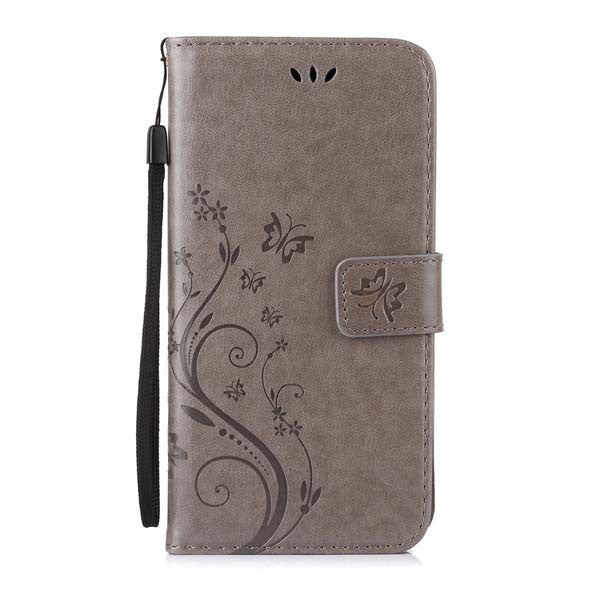 Phone Cases For Apple iphone 7 7 Plus Funda Coque Print Flower Leather Flip Stand Wallet Cover With lanyard Card Slot Money Bags