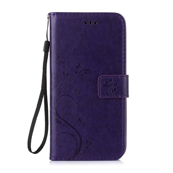 Phone Cases For Apple iphone 7 7 Plus Funda Coque Print Flower Leather Flip Stand Wallet Cover With lanyard Card Slot Money Bags