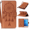 Phone Cases For Huawei P8 P9 Lite G9 Case Retro Embossed Dreamcatcher Leather Flip For Huawei Y5 Y6 II Wallet Cover Shell Capa