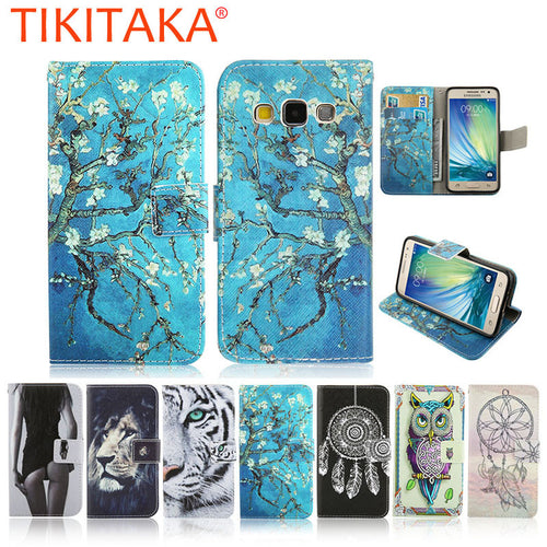 Phone Cases For Samsung Galaxy A3 A5 A7 A8 J1 J5 J7 2015 Cover Fashion Leather Flip Stand Wallet Protector With Card Holder Capa