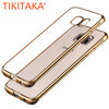 Plating Clear TPU Case For Samsung Galaxy A3 A5 A7 J1 J3 J5 J7 2015 2016 Phone Case Ultra Thin Crystal Soft GEL Caso Cover Coque