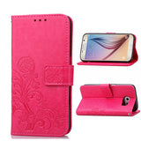 S6 S7 Case Retro Flower Leather Wallet Flip For Samsung Galaxy S3 S4 S5 S6 S7 Edge Note 5 4 3 Funda Card Slot Stand Holder Coque