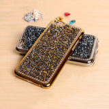 TIKITAKA New Style Luxury Crystal Rhinestone Cover Case For Iphone Fashional Bling Diamond Phone Case For Iphone 6 plus PT4070