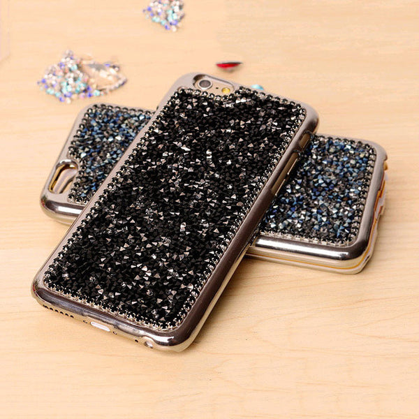 TIKITAKA New Style Luxury Crystal Rhinestone Cover Case For Iphone Fashional Bling Diamond Phone Case For Iphone 6 plus PT4070