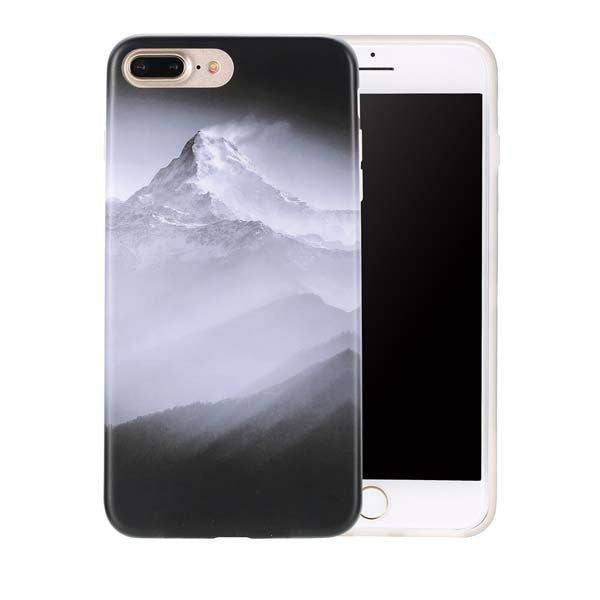 TOP Quality Soft IMD TPU Gel Rubber Cases For iphone 7 6 6s Plus Capa Hot Selling Moon Space Pattern Back Cover Shell Coque Para