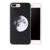 TOP Quality Soft IMD TPU Gel Rubber Cases For iphone 7 6 6s Plus Capa Hot Selling Moon Space Pattern Back Cover Shell Coque Para