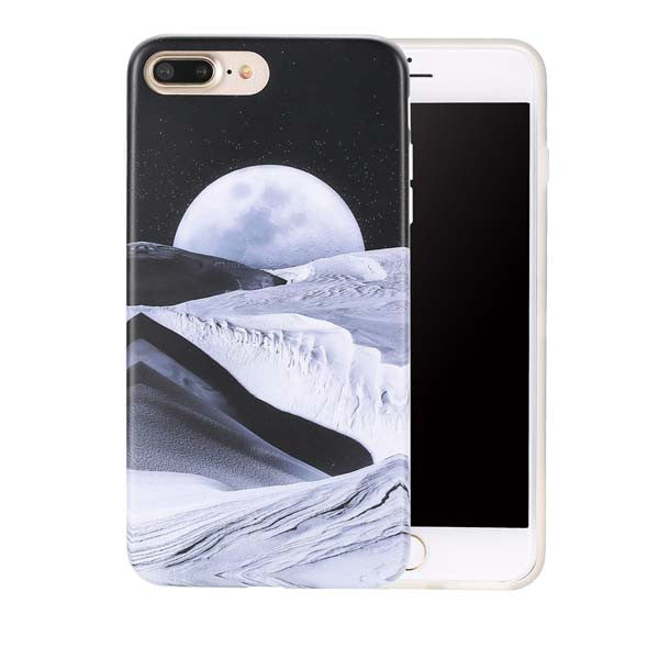 TOP Quality Soft IMD TPU Gel Rubber Cases For iphone 7 6 6s Plus Capa Hot Selling Moon Space Pattern Back Cover Shell Coque Para