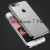Ultra Thin Clear Soft TPU Cover For iPhone 7 6 6s Plus 5 5s SE Case Luxury Plating Crystal Rubber GEL Silicon Funda Phone Cases