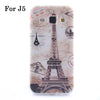Ultra Thin Soft Silicon TPU Cover Cute Dandelion Paris Tower Pattern For Samsung Galaxy J1 J100 J100F J100H J5 J500 J500F Cases