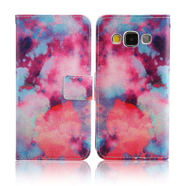 Wallet Case For Samsung Galaxy A3 A5 A7 A8 2015 Cover Fashion Cartoon Tiger Owl Pattern Leather Flip Phone Cases Stand Holder