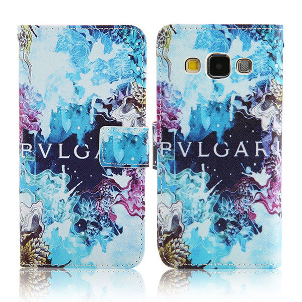 Wallet Case For Samsung Galaxy A3 A5 A7 A8 2015 Cover Fashion Cartoon Tiger Owl Pattern Leather Flip Phone Cases Stand Holder