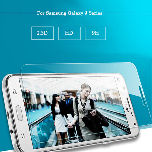 9H Premium Tempered Glass Film For Samsung Galaxy J1 J5 J7 2015 J120F J310 J510 J710 2016 Screen Protector Glasses + Clean tools - ilovealma