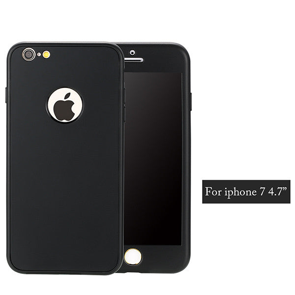 Phone Cases For iphone 7 Funda Ultra Thin 360 Full Body Protection Case For iphone 7 Plus Fashion Flexible Soft Rubber TPU Cover