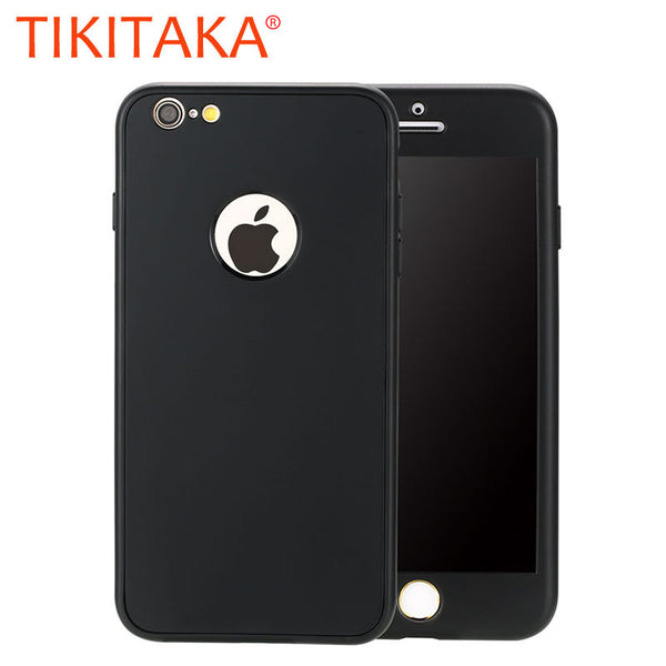 Phone Cases For iphone 7 Funda Ultra Thin 360 Full Body Protection Case For iphone 7 Plus Fashion Flexible Soft Rubber TPU Cover