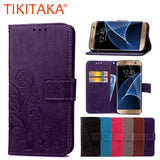 Retro Flower Leather Wallet Flip For for Samsung Galaxy S6 S7 edge S5 S4 S3 Note 5 4 3 Phone Cases For G530 G360 A3 A5 2016 Case