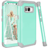 360 Shockproof Armor Phone Cases For iPhone 7 6 6s Plus Case 3 in 1 Hybrid PC + TPU Cover For Samsung Galaxy S8 Plus Screen Film - ilovealma