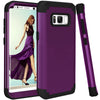 360 Shockproof Armor Phone Cases For iPhone 7 6 6s Plus Case 3 in 1 Hybrid PC + TPU Cover For Samsung Galaxy S8 Plus Screen Film - ilovealma