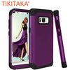 360 Shockproof Armor Phone Cases For iPhone 7 6 6s Plus Case 3 in 1 Hybrid PC + TPU Cover For Samsung Galaxy S8 Plus Screen Film - ilovealma