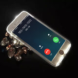 6 6s Calling Flash Light Case 360 Full Body Protective Phone Cases For Iphone 5 5s SE 6 6s Plus Hard PC Clear Front Back Cover - ilovealma