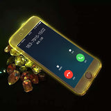 6 6s Calling Flash Light Case 360 Full Body Protective Phone Cases For Iphone 5 5s SE 6 6s Plus Hard PC Clear Front Back Cover - ilovealma