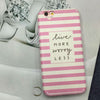 6 6s Case Cute Stripe Print Soft Silicone Phone Cases For iPhone 7 6 6s Plus Cover Love Heart Silk Pattern Fundas Accessories - ilovealma