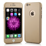 7 Plus 360 Case Full Body Cover Protection Phone Cases For Iphone 7 7 Plus Luxury 3 in 1 Armor Back Cover Funda Free Glass Film - ilovealma