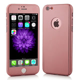 7 Plus 360 Case Full Body Cover Protection Phone Cases For Iphone 7 7 Plus Luxury 3 in 1 Armor Back Cover Funda Free Glass Film - ilovealma