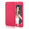 6 6s 7 Plus 360 Case Full Body Coque Phone Cases for iPhone 5 5s SE 6 6S 7 Plus Hard PC Protective Cover Free Clear Screen Film - ilovealma