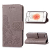 6 6s Luxury Leather Flip Wallet Phone Cases For iPhone 5 5s SE 6 6s Plus Case Retro Embossed Flower Cover Stand Holder Card Slot - ilovealma