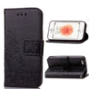 6 6s Luxury Leather Flip Wallet Phone Cases For iPhone 5 5s SE 6 6s Plus Case Retro Embossed Flower Cover Stand Holder Card Slot - ilovealma