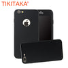 360 Full Body Phone Cases for iphone 7 6 6s Plus Cover Ultra Thin Soft TPU Silicone Silicon Rubber Gel Back Cover Protector Capa - ilovealma