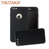 360 Full Body Phone Cases for iphone 7 6 6s Plus Cover Ultra Thin Soft TPU Silicone Silicon Rubber Gel Back Cover Protector Capa - ilovealma