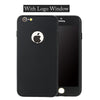 360 Full Body Phone Cases for iphone 7 6 6s Plus Cover Ultra Thin Soft TPU Silicone Silicon Rubber Gel Back Cover Protector Capa - ilovealma