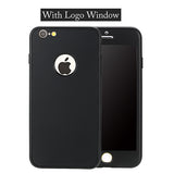 360 Full Body Phone Cases for iphone 7 6 6s Plus Cover Ultra Thin Soft TPU Silicone Silicon Rubber Gel Back Cover Protector Capa - ilovealma