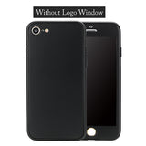 360 Full Body Phone Cases for iphone 7 6 6s Plus Cover Ultra Thin Soft TPU Silicone Silicon Rubber Gel Back Cover Protector Capa - ilovealma