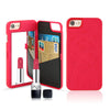 7 Plus Luxury 3D Mirror Wallet Case For Iphone 7 7 Plus Cover Fashion Lady Makeup Mirror PU Leather Flip Card Slot Holder Stand - ilovealma