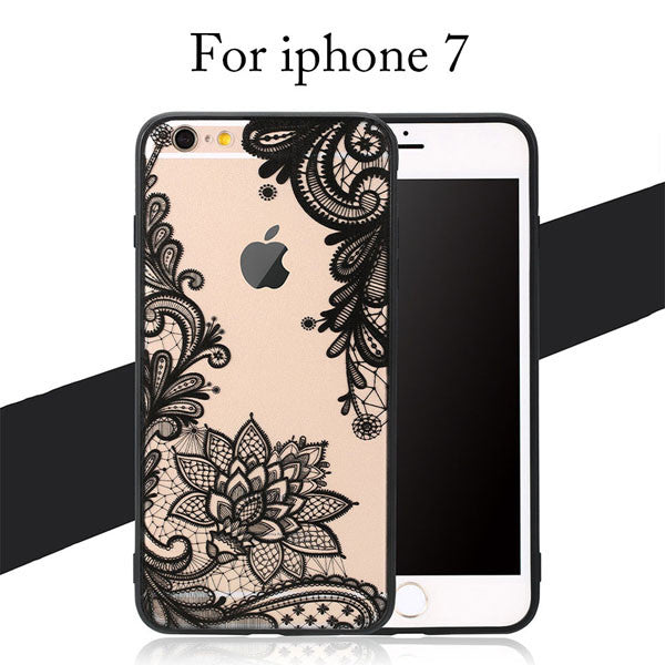 Sexy Retro Floral Phone Cases For iPhone 7 6 6s Plus Funda Lace Flower ilovealma Sexy Retro Floral Phone Cases For iPhone 7 6 6s Plus Funda Lace Flower ilovealma