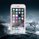Waterproof Case For iphone 6 6S Plus Coolest Water Proof Swim Diving Transparent 360 Full Protective Front & Back Soft TPU Cover