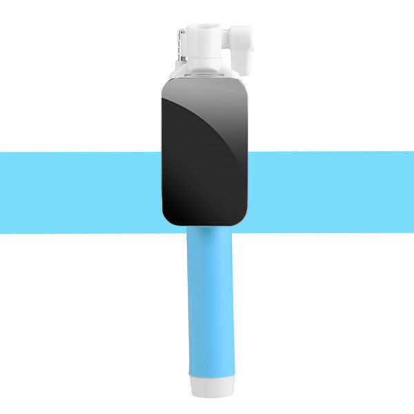 Universal Mirror Monopod Luxury Mini Portable Folded Wired Selfie Sticks For iphone 6 6s 5s IOS Android Mobile Phone Self Sticks