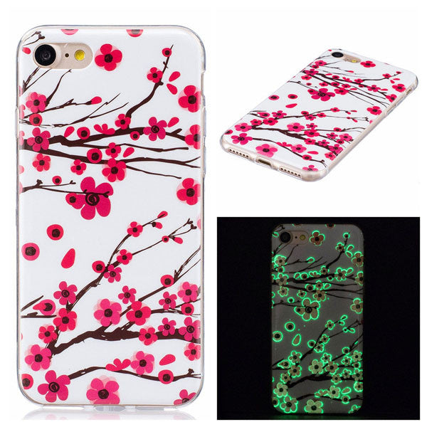 Phone cases For iphone 5 5s SE 6 6s 7 Plus Cover Ultra Thin Soft TPU Luminous Case For Samsung Galaxy S6 S7 edge S5 A3 A5 J3 J5